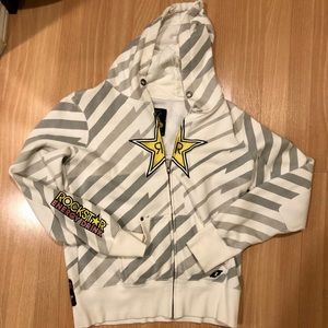 Rockstar Zipper front Hoodie!!